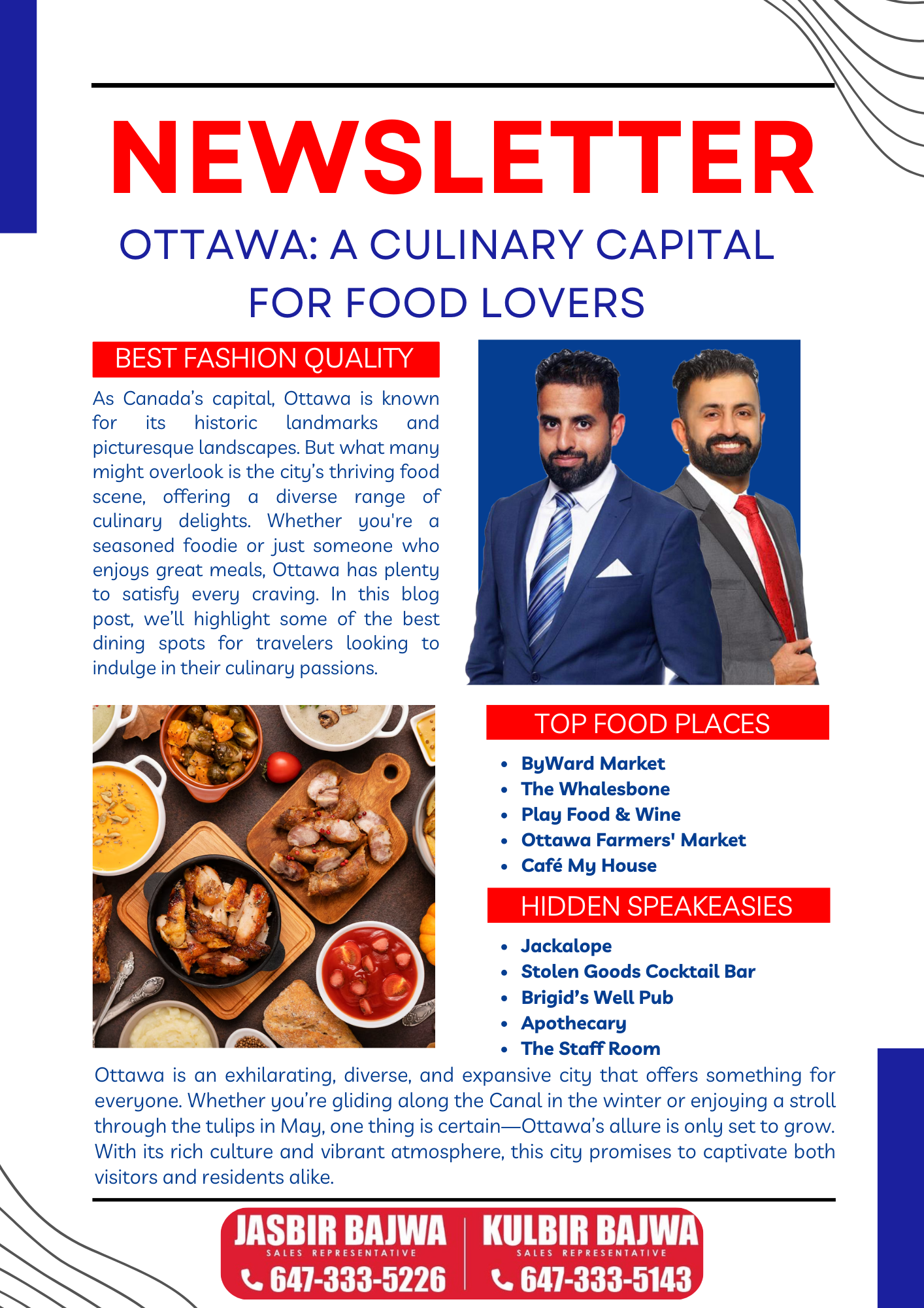 Ottawa: A Culinary Capital for Food Lovers